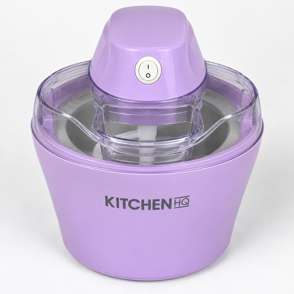 Kitchen HQ Pint Ice Cream Maker Lilac Purple Electric BL520 One Size Modern